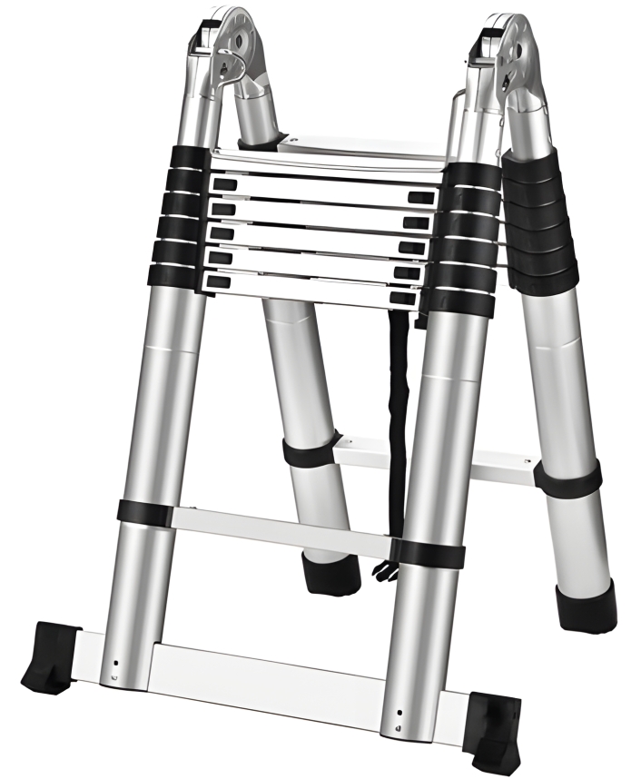 JN-1001D 2 IN 1 TELESCOPIC LADDER